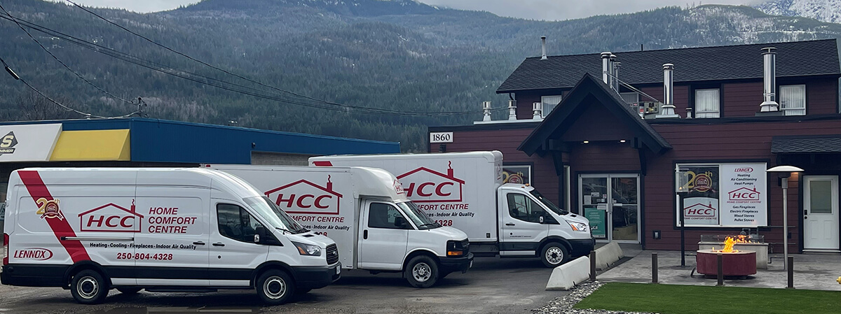 Salmon Arm Home Comfort Centre Delivery Trucks